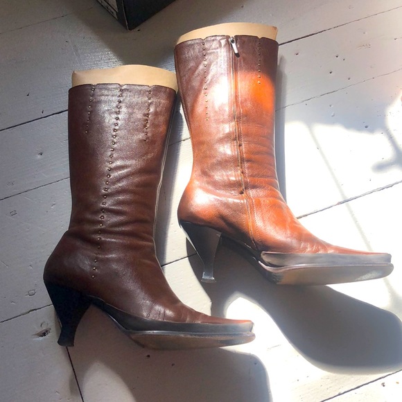 BCBG Max Azria studded leather boots - Picture 2 of 9